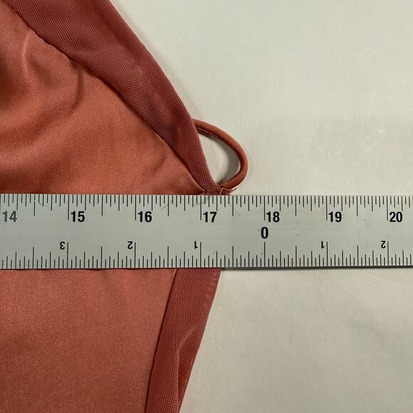 Free People XL Intimately FP City Cool Midi Slip Dress Canyon Clay Satin *flaw - Picture 6 of 12